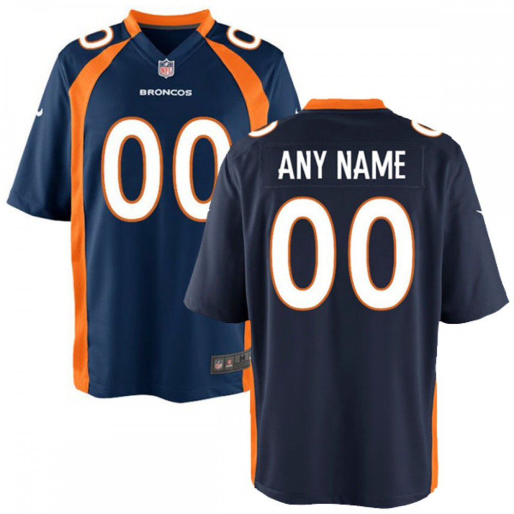Denver Broncos Nike Youth Game Custom Jersey - Navy-GridironStore